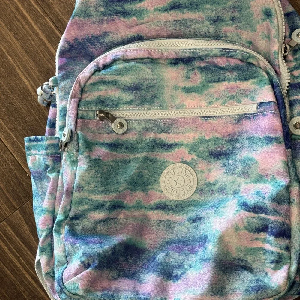 Kids backpack tiedye Kipling - Picture 2 of 7